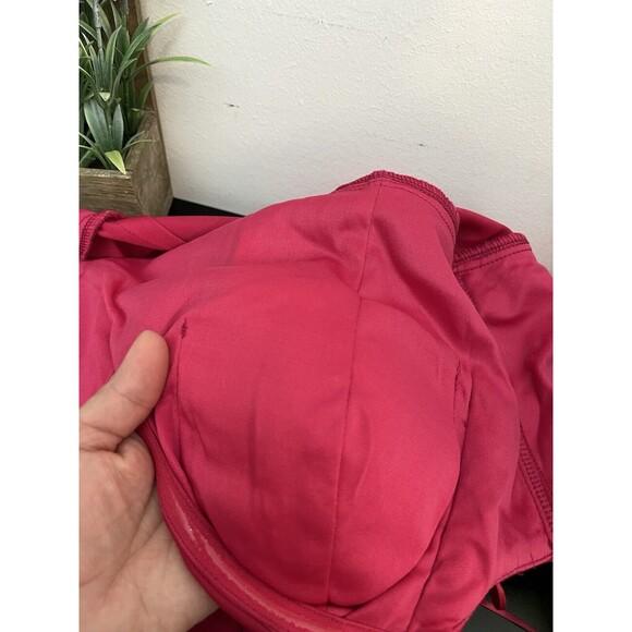 Fashion Nova Women Maxi Dress - Fuchsia Size M Off Shoulder Hidden Back zipper - Picture 9 of 11